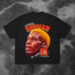 printed dark blue tshirt